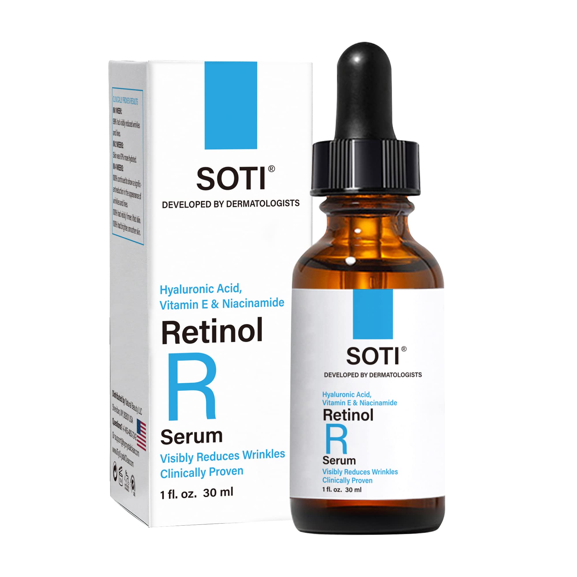 Soti 2.5% Retinol Youth Enhancer Serum - Hyaluronic & Niacinamide